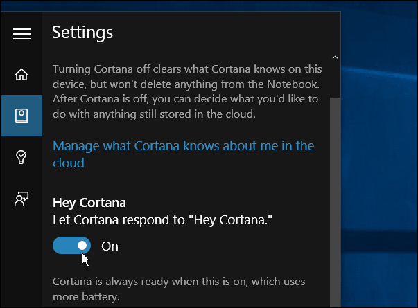 مرحبًا Cortana