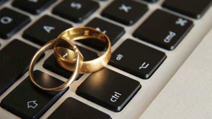 هل هناك زواج باللقاء على الانترنت؟ هل يجوز الالتقاء على مواقع التواصل الاجتماعي والزواج؟