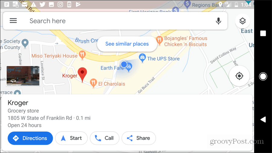 خرائط جوجل اتجاهات المشي