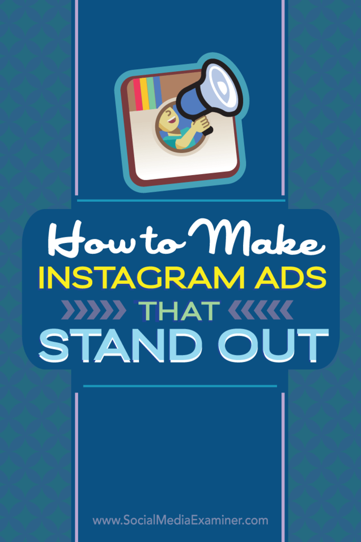 كيف تصنع إعلانات Instagram مميزة: ممتحن وسائل التواصل الاجتماعي