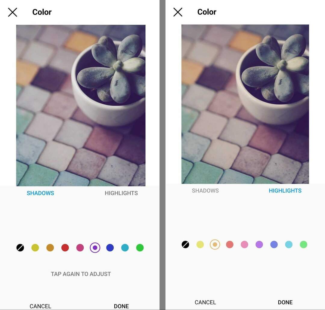 كيفية تحرير الصور-instagram-native-features-color-step-9