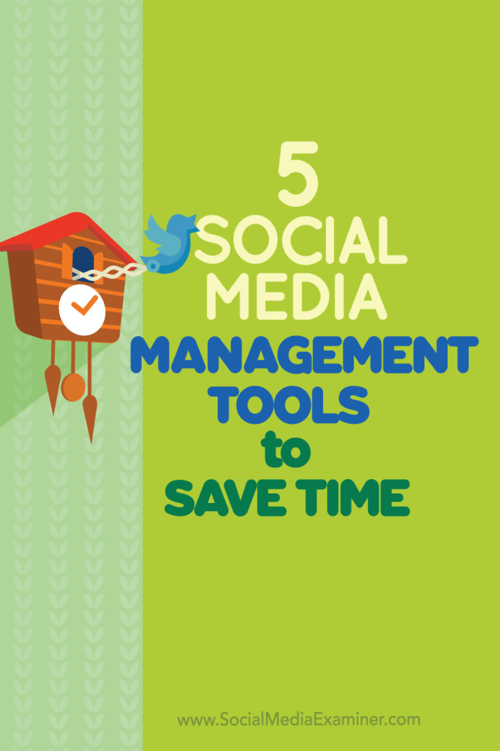 أدوات إدارة وسائل التواصل الاجتماعي لتوفير الوقت