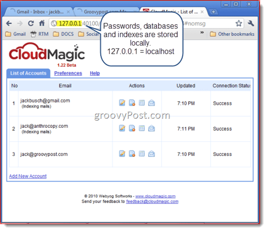 CloudMagic: بحث Gmail الفوري
