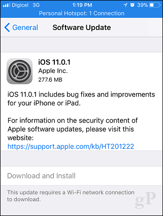 تم إصدار Apple iOS 11.0.1 ويجب عليك الترقية الآن