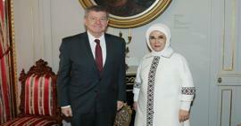 التقت السيدة الأولى أردوغان بنائب الأمين العام للأمم المتحدة!
