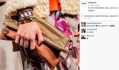 الملف الشخصي zappos instagram