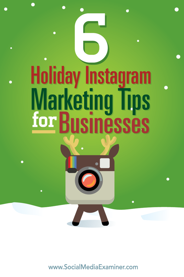 6 نصائح لتسويق Instagram للشركات: ممتحن وسائل التواصل الاجتماعي