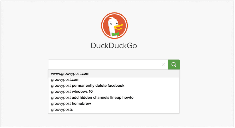 موقع DuckDuckGo