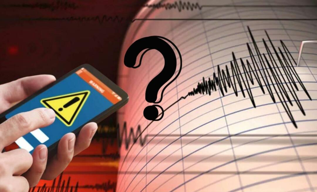 كيف يتم تشغيل نظام الإنذار من الزلازل؟ كيف يتم تشغيل تنبيه الزلازل على نظام IOS؟ تنبيه زلزال Android