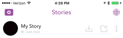 احفظ قصة Snapchat بالكامل في نهاية كل يوم.
