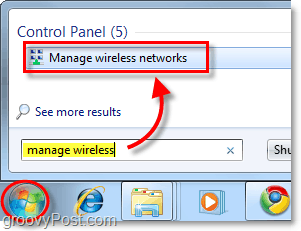 إدارة الشبكات اللاسلكية في ويندوز 7