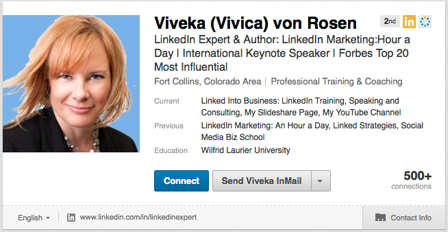 viveka von rosen ملف تعريف حساب LinkedIn