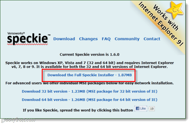 إضافة تدقيق إملائي إلى Internet Explorer 9 مع Speckie