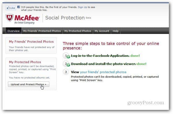 صفحة التطبيق الحماية الاجتماعية مكافي