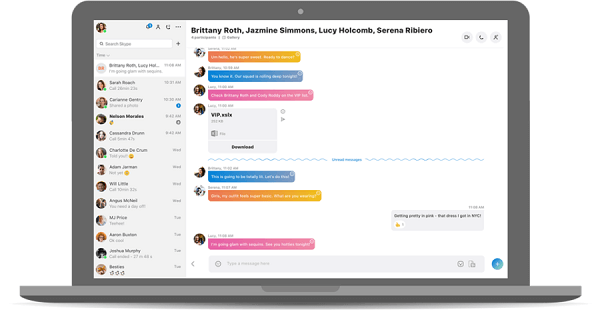 بعد ظهور تجربة سطح المكتب المعاد تصميمها لأول مرة في أغسطس ، طرح Skype بشكل عام إصدارًا جديدًا من Skype لسطح المكتب.