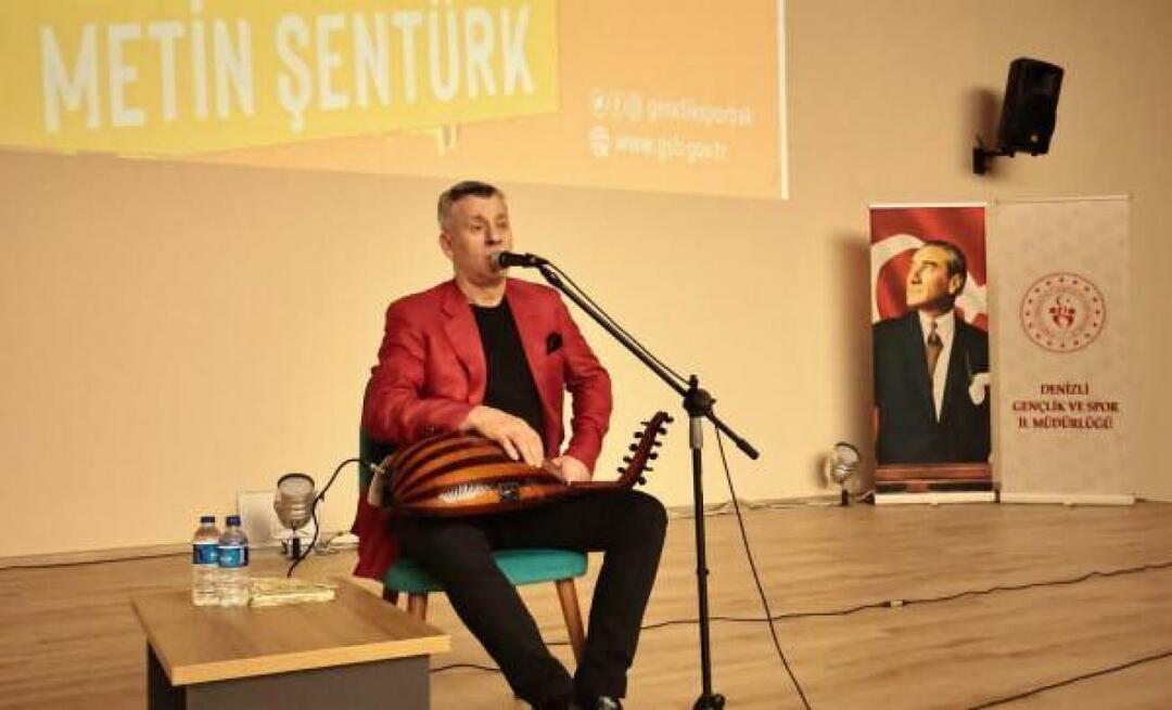 التقى Metin Şentürk بالطلاب في إطار 