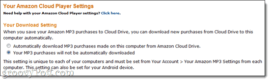 Amazon Cloud Player إصدار سطح المكتب - مراجعة وجولة لقطة شاشة