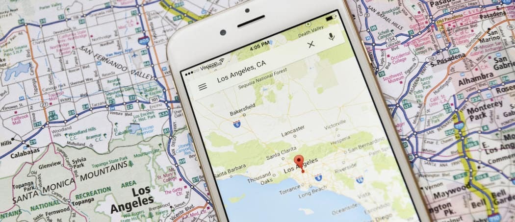 كيفية جعل خرائط Google افتراضية على iPhone