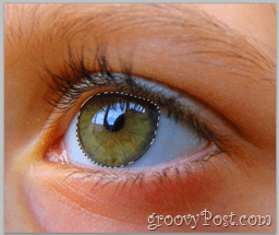 أدوبي فوتوشوب أساسيات - العين البشرية تحدد طبقة العين بأكملها