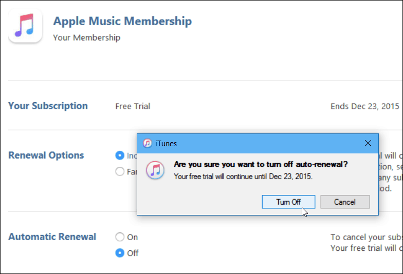 4 iTunes تحقق من التجديد التلقائي