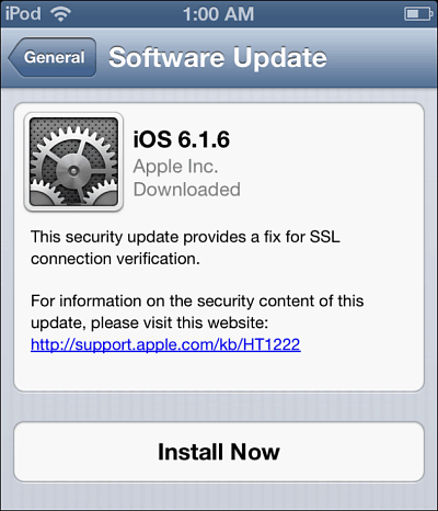 تحديث iOS 6