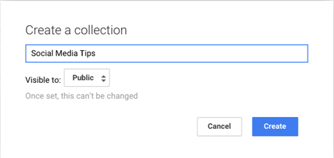 اسم google + collection