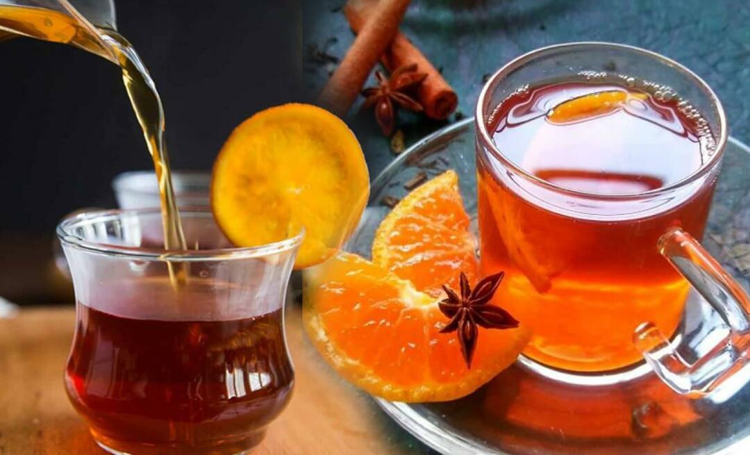 كيفية صنع الشاي البرتقالي؟ طعم مختلف لضيوفك: شاي البرتقال بالريحان