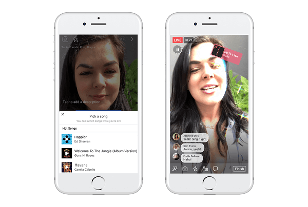 يختبر Facebook ميزة Lip Sync Live ، وهي ميزة جديدة مصممة للسماح للمستخدمين باختيار أغنية شائعة والتظاهر بغنائها على بث مباشر على Facebook.