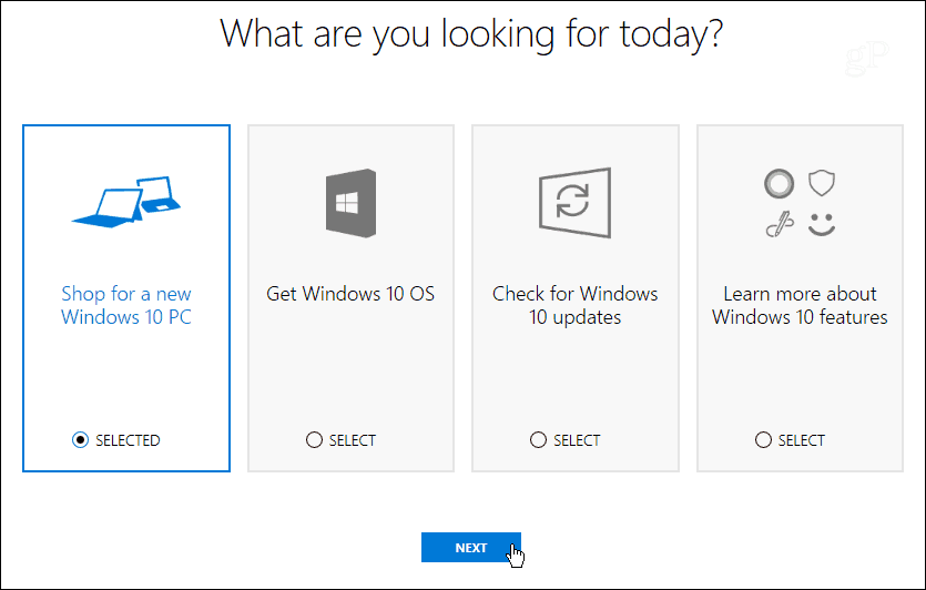 تطلق Microsoft موقعًا لمساعدتك في اختيار جهاز الكمبيوتر الذي يعمل بنظام Windows 10 التالي
