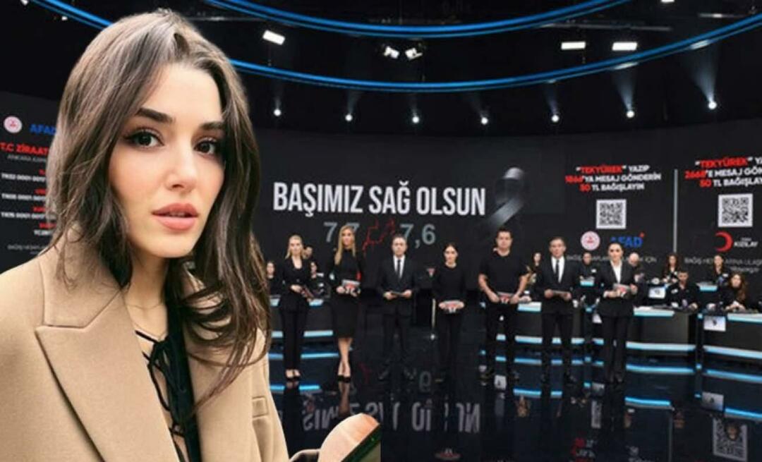 تحدثت Hande Erçel ، التي شاركت في حملة Türkiye One Heart ، عن تلك اللحظات! "...أريدك أن تعلم"