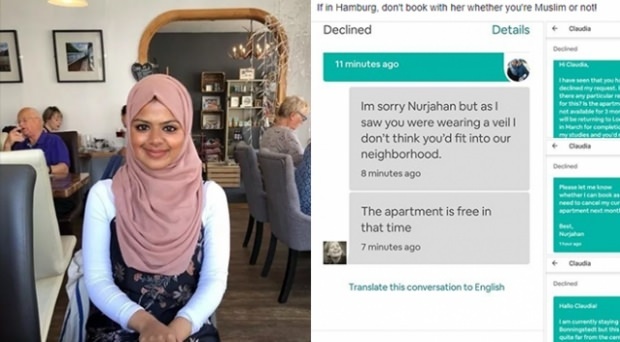 لم يستأجروا منزلاً للطالب بسبب الحجاب.