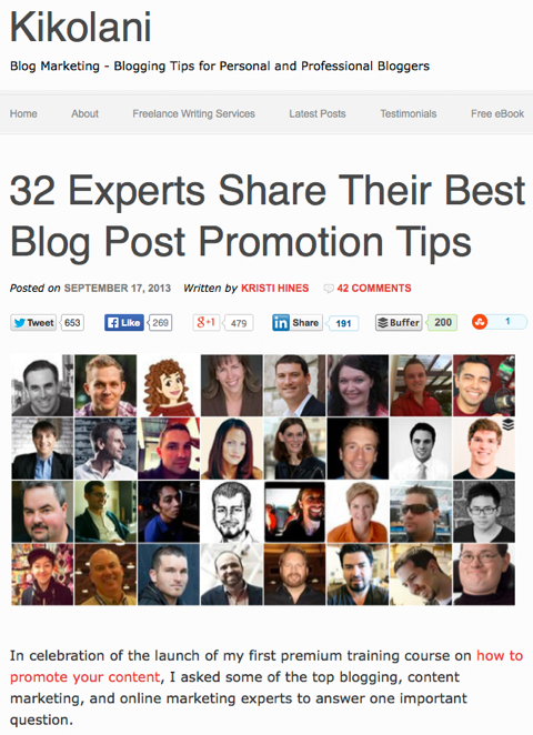 شارك 32 خبيرًا في أفضل مشاركة لهم في المدونة
