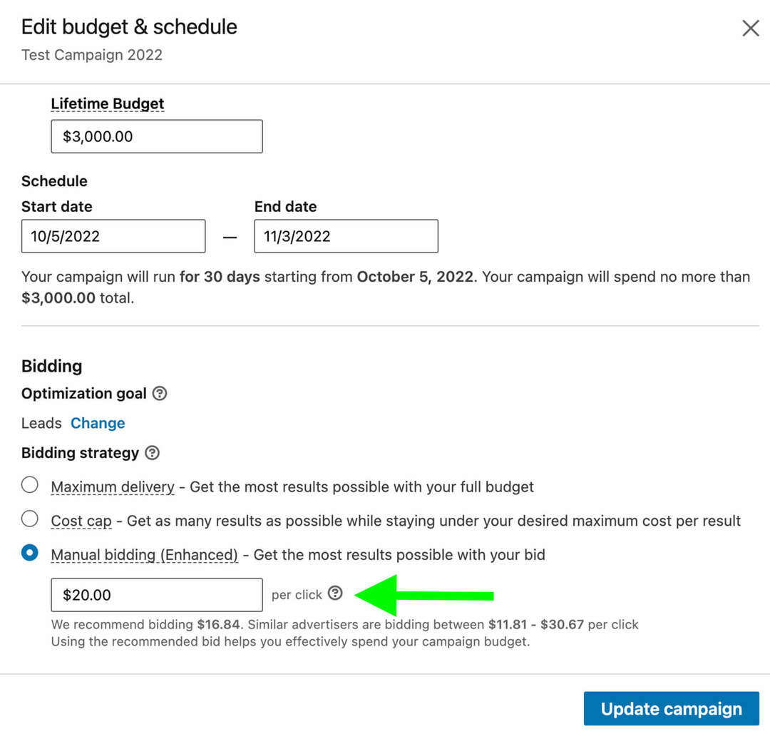 how-to-adjustment-linkedin-campaign-bids-cost-manual-bidding-example-7