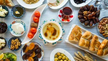 كيف هي قائمة السحور والإفطار التي لا وزن لها؟ اقتراحات رمضان الغذائية ...