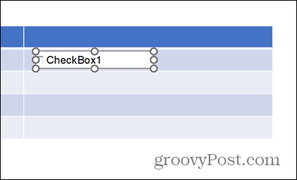 تم سحب مربع الاختيار في PowerPoint