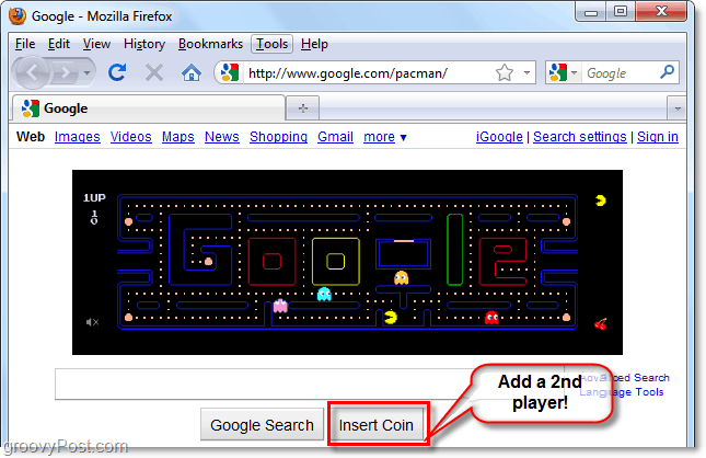 يصبح Pacman مقيمًا دائمًا في Google