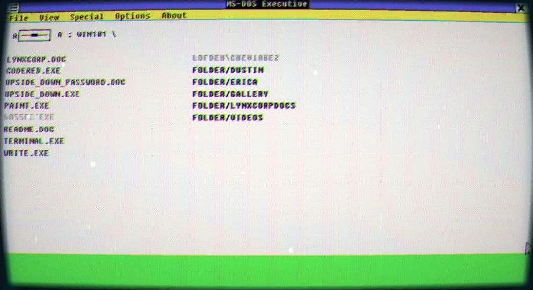 تجربة 1985 Windows مع لعبة Windows 1.11 و سمة الإرتداد