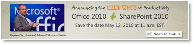 حدث إطلاق Microsoft Office 2010