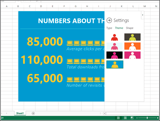 Excel الناس الرسم البياني