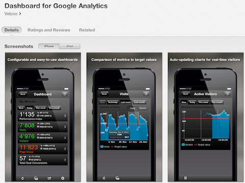تطبيق google analytics