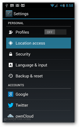 كيفية إيقاف تشغيل Google Location Awareness على Android Mobile