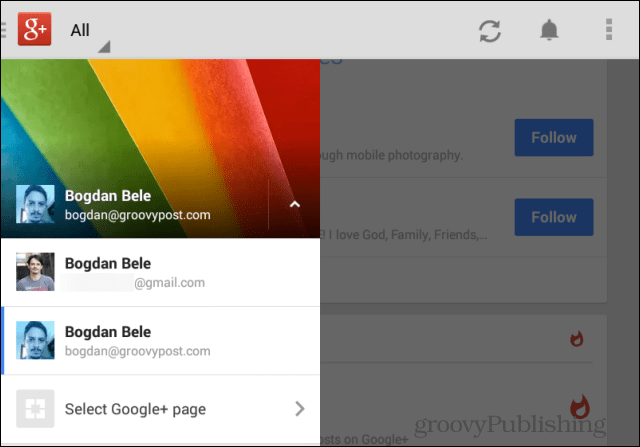 يتم تحديث تطبيق Google+ Android: كيفية استخدام الميزات الجديدة
