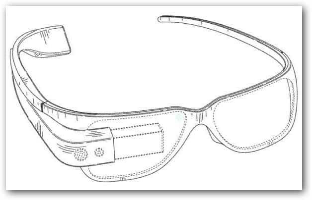 براءة اختراع تصميم Google Project Glass